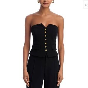 AQUA Strapless Sailor Top - Exclusive